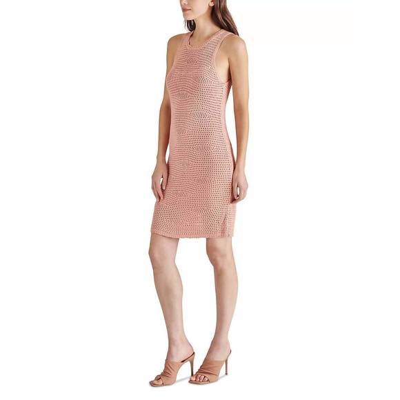 NEW STEVE MADDEN ronnie sweater dress in blush pink - Picture 10 of 10